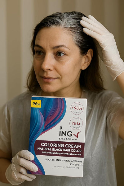 ING V Hair Color - Ammonia Free-Allergy Free  - 1000ml