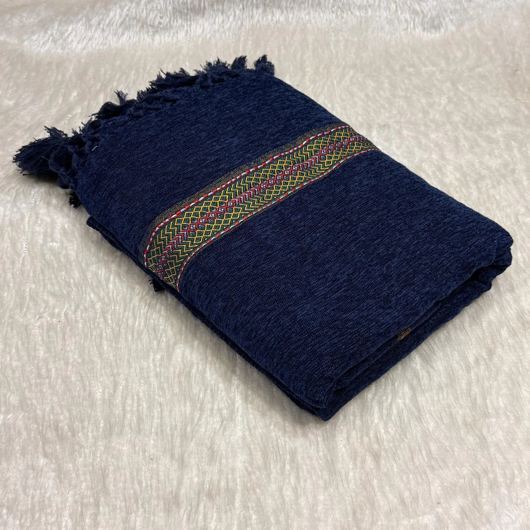 Pure Velvet Shawl For Men Traditional Dussa Shawl - vs 07